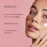 MZ Skin Bio-Placenta Peptide Illuminating Hydrogel Eye Mask - Box of 5