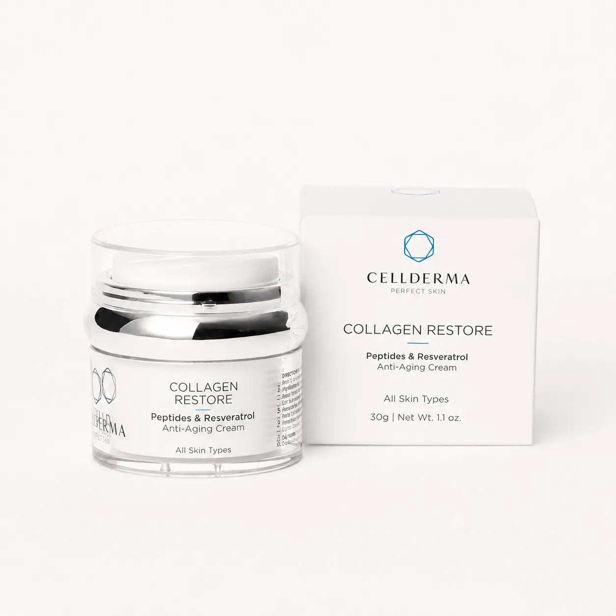 CellDerma Collagen Restore Advanced Collagen Support Anti-Aging Cream 30g