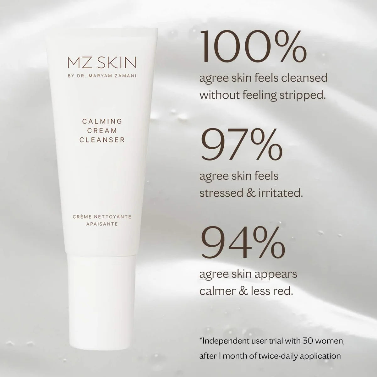 MZ Skin Calming Cream Cleanser 100ml