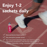 Zooki Hydration+ Exercise and Recover Cherry Electrolyte Sachets