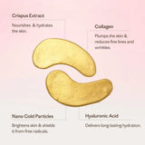 MZ Skin Hydra-Bright Gold Eye Treatment Mask - Box of 5
