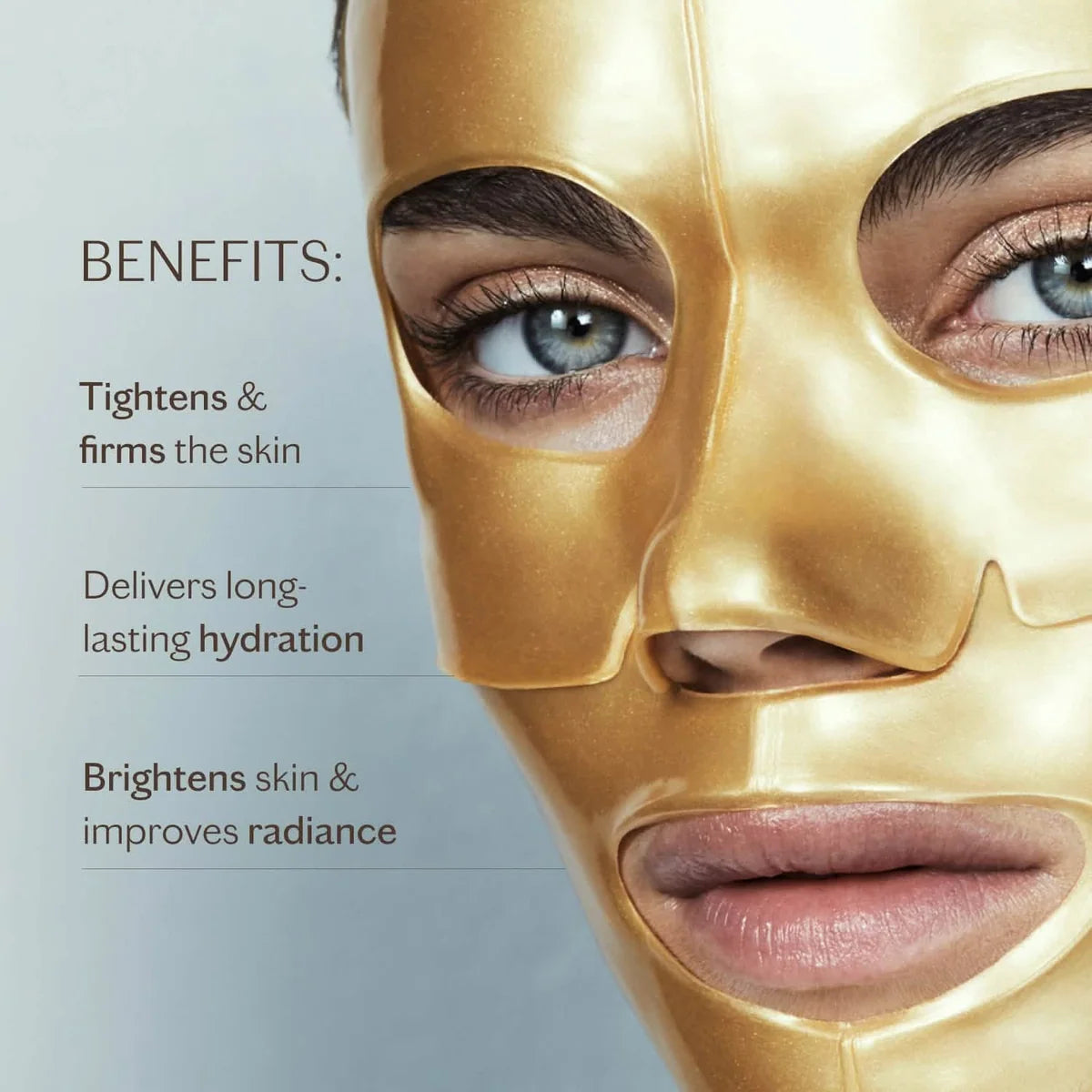MZ Skin Hydra-Lift Gold Facial Treatment Mask - Box of 5