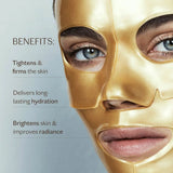 MZ Skin Hydra-Lift Gold Facial Treatment Mask - Box of 5