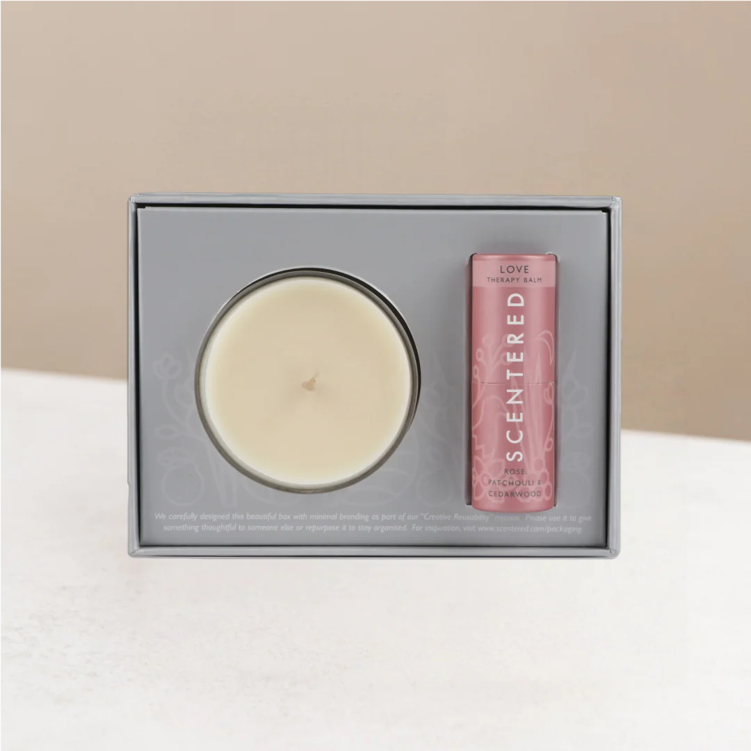 Scentered Love Balm and Candle Set