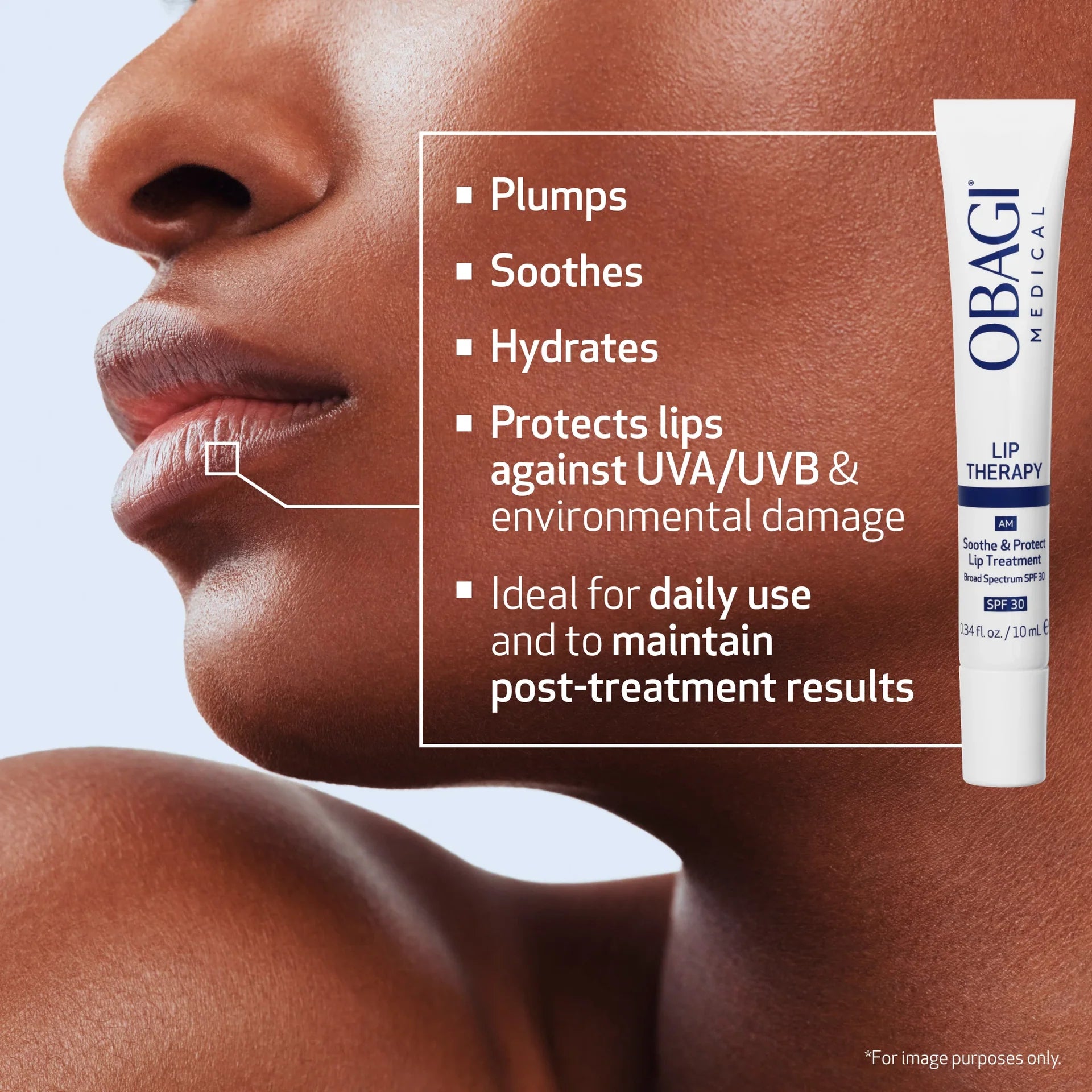 Obagi Medical Soothe & Protect Lip Treatment Broad Spectrum SPF 30 10ml