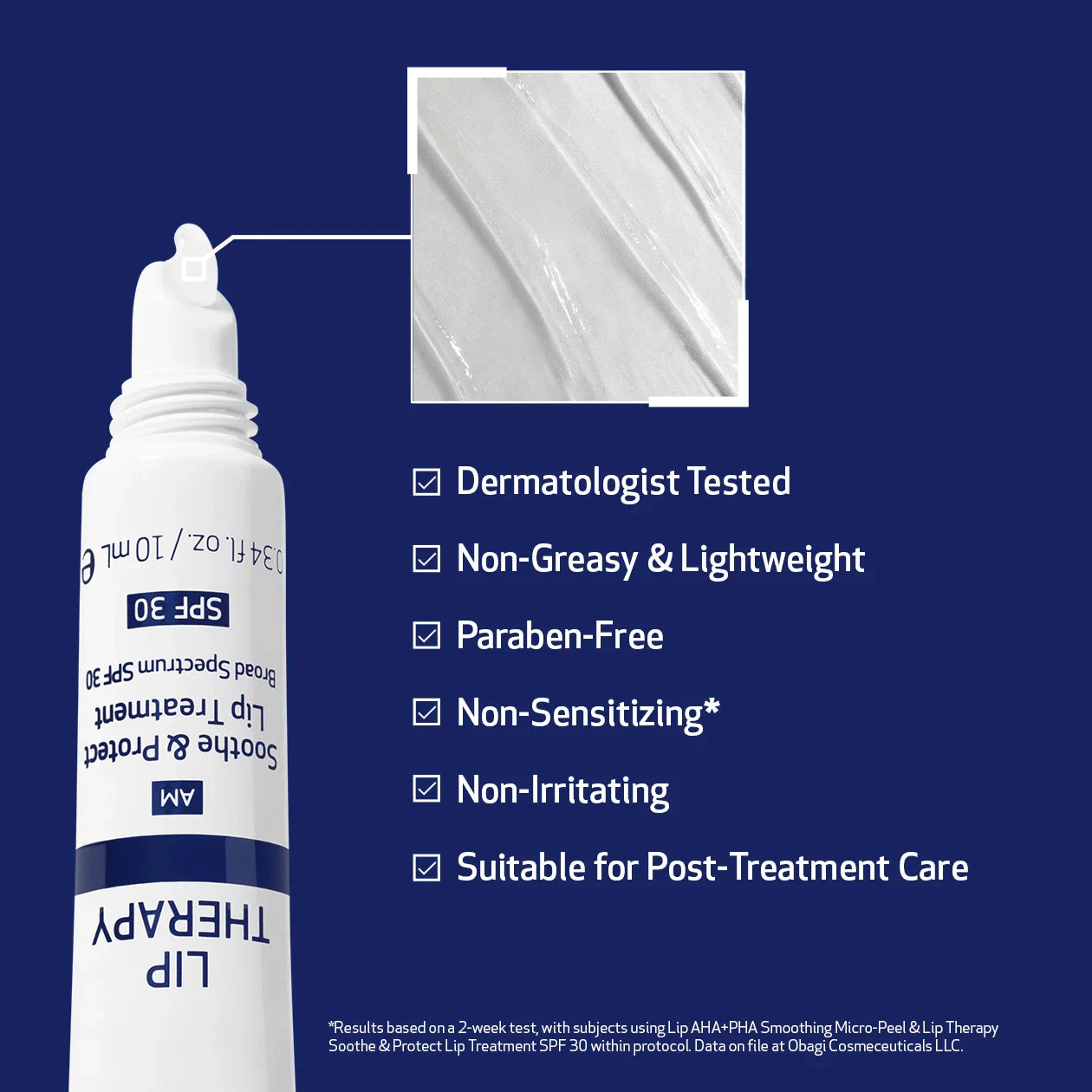 Obagi Medical Soothe & Protect Lip Treatment Broad Spectrum SPF 30 10ml