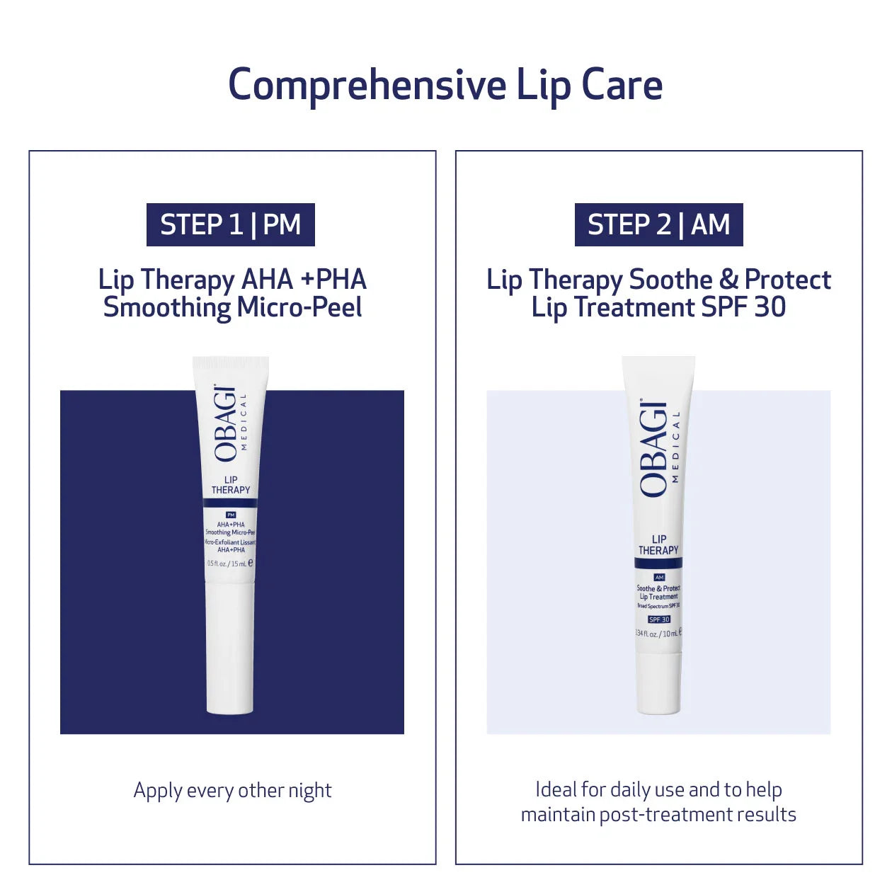 Obagi Medical Soothe & Protect Lip Treatment Broad Spectrum SPF 30 10ml