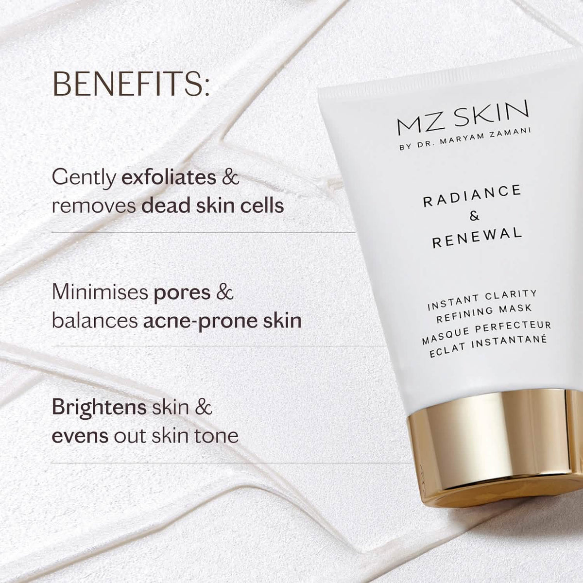 MZ Skin Radiance & Renewal Instant Clarity Refining Mask