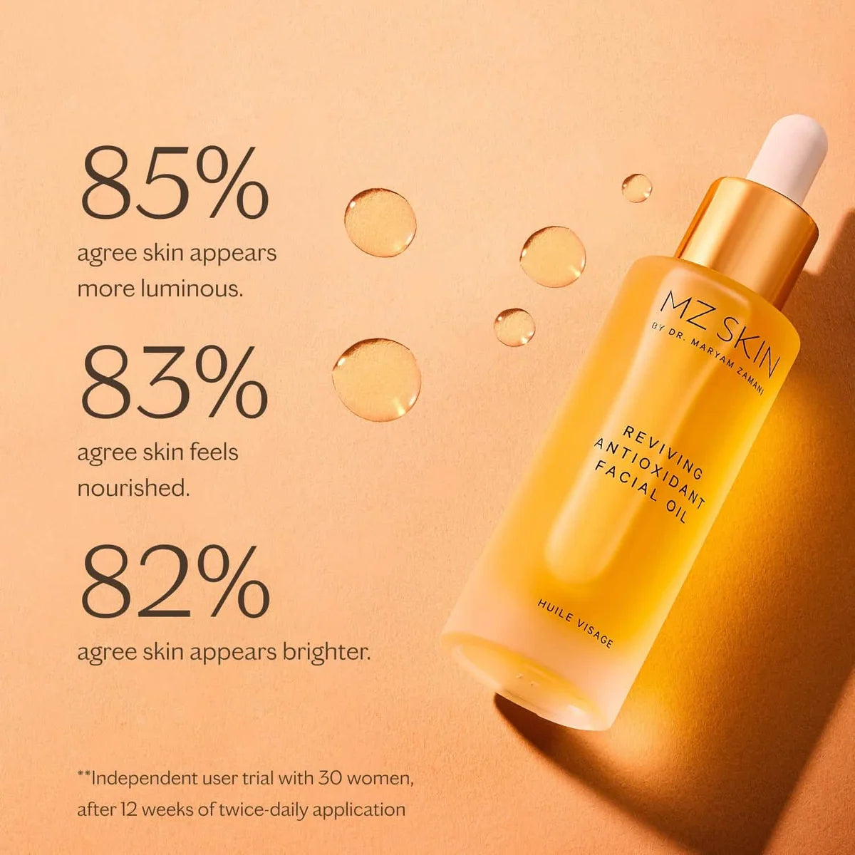 MZ Skin Reviving Antioxidant Facial Oil 30ml