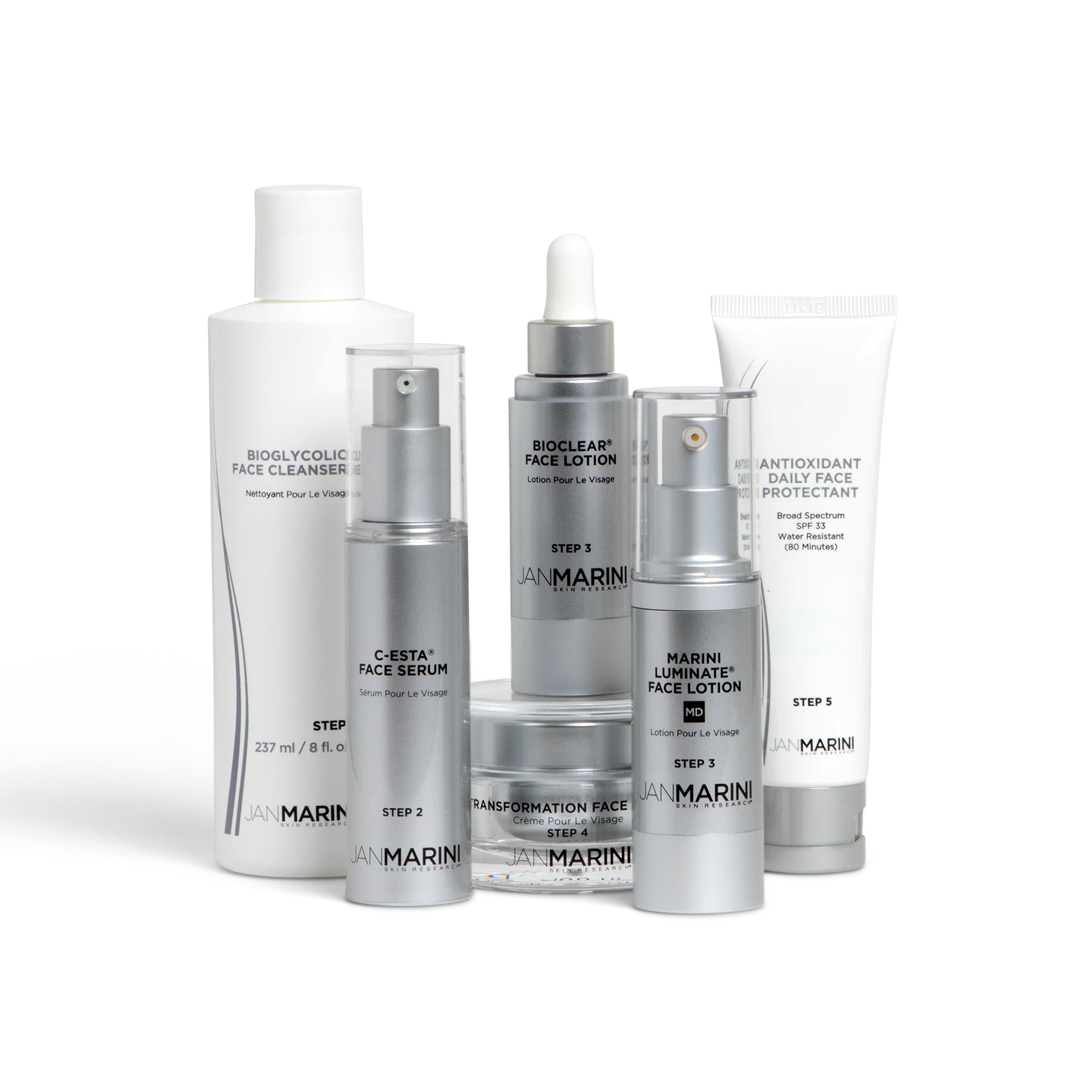 Jan Marini Skin Care Management System - MD Normal / Combination with Daily Face Protectant SPF 33
