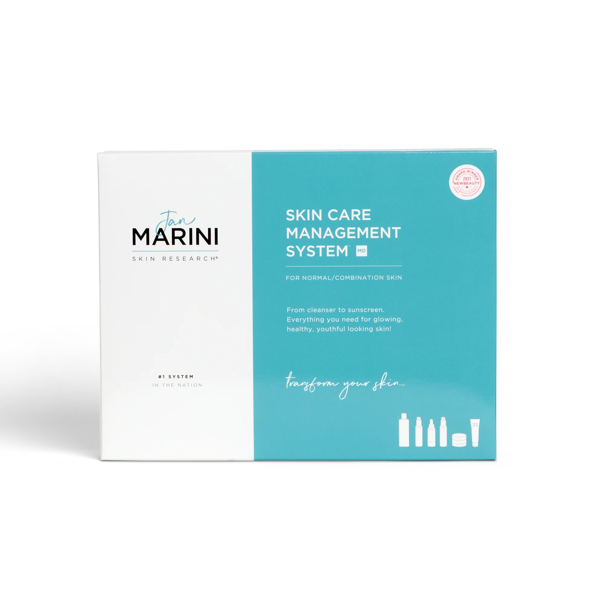 Jan Marini Skin Care Management System - MD Normal / Combination with Daily Face Protectant SPF 33