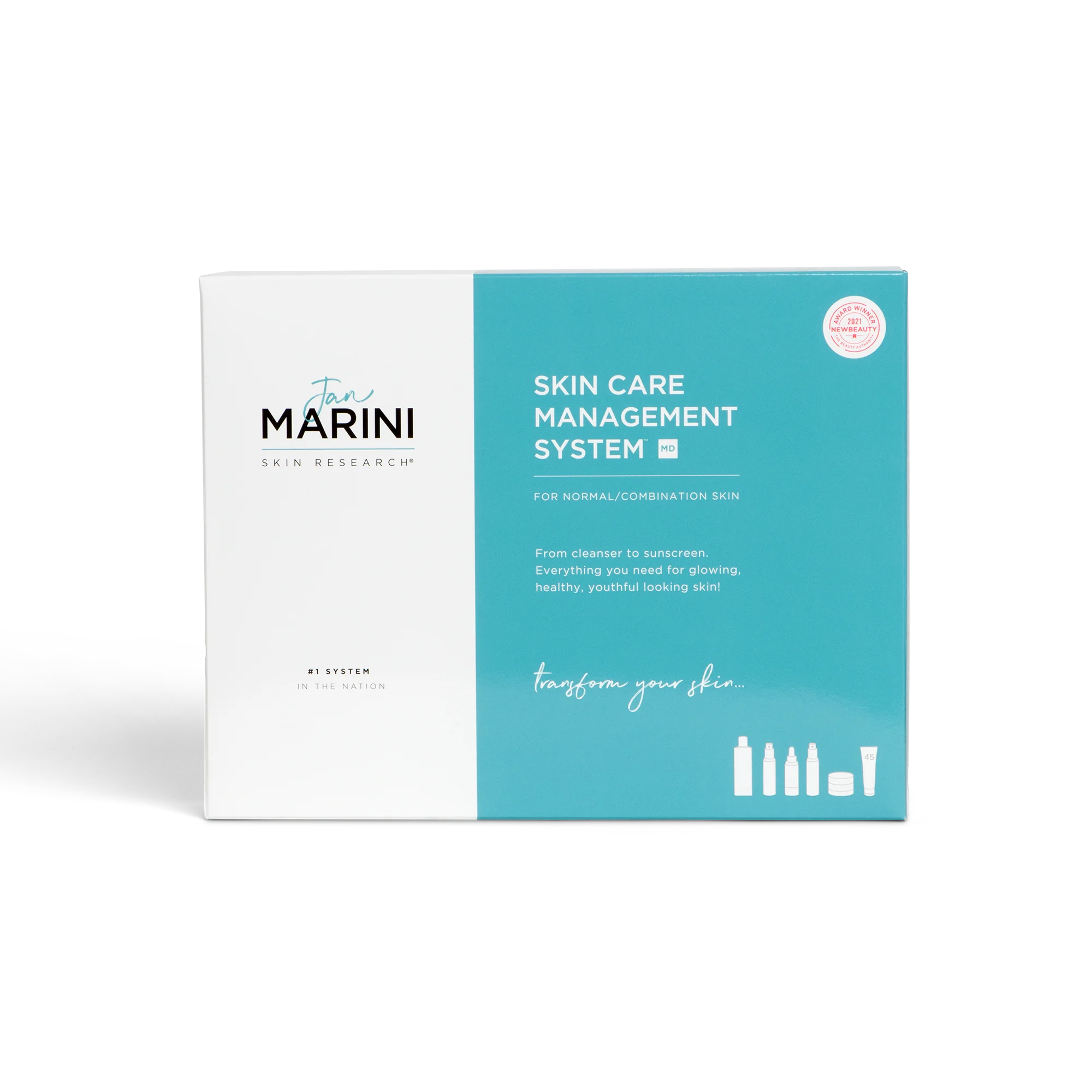 Jan Marini Skin Care Management System - Normal / Combination with Marini Physical Protectant SPF 45 Tinted