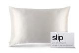Slip White Queen Zippered Pillowcase