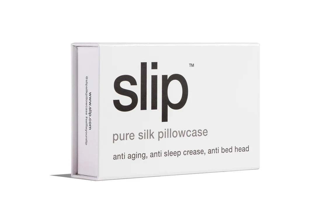 Slip White Queen Zippered Pillowcase