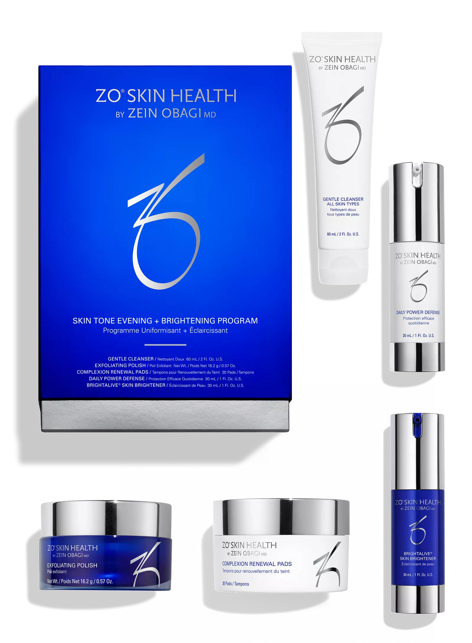 ZO Skin Health Skin Tone Evening + Brightening Program