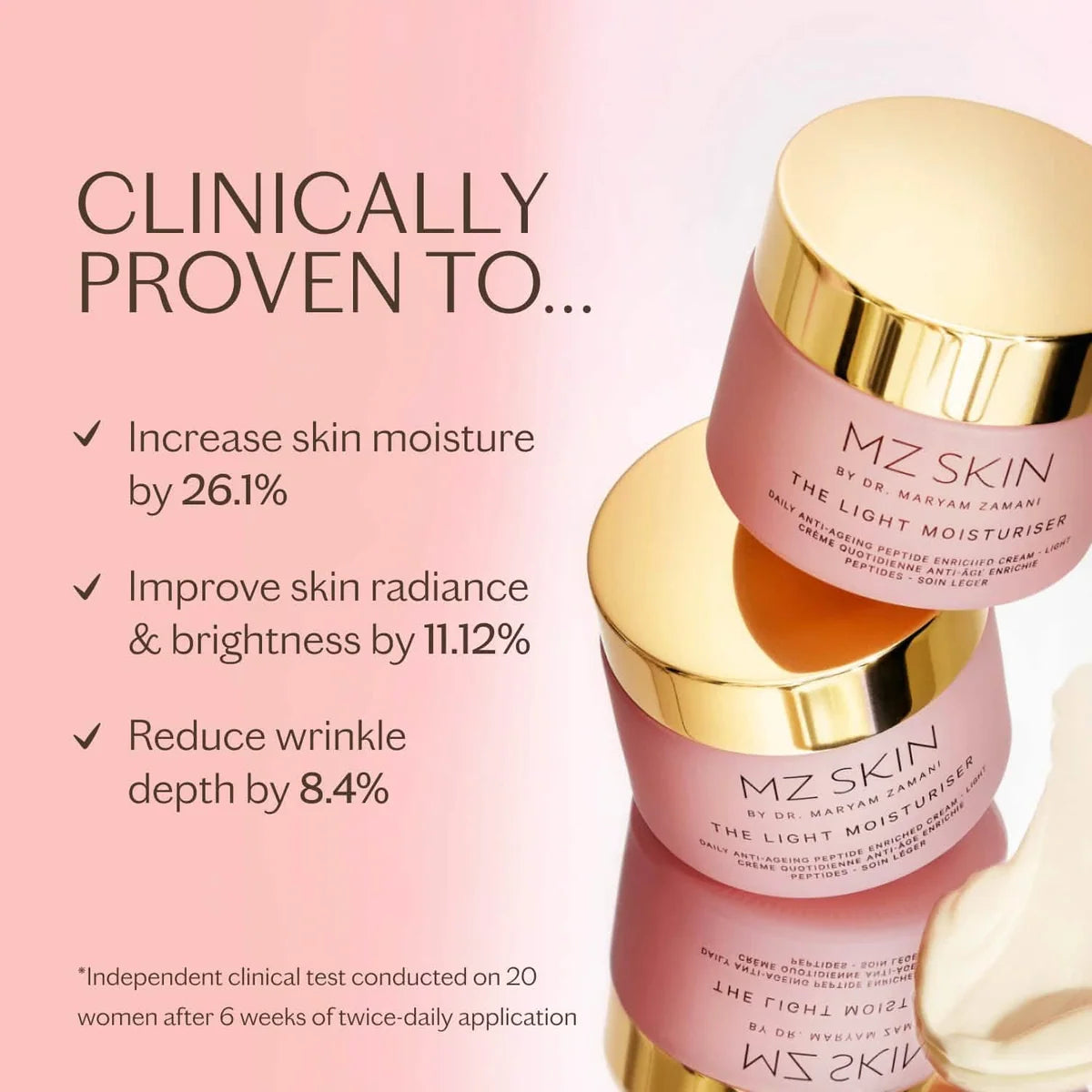 MZ Skin The Light Moisturiser 50ml