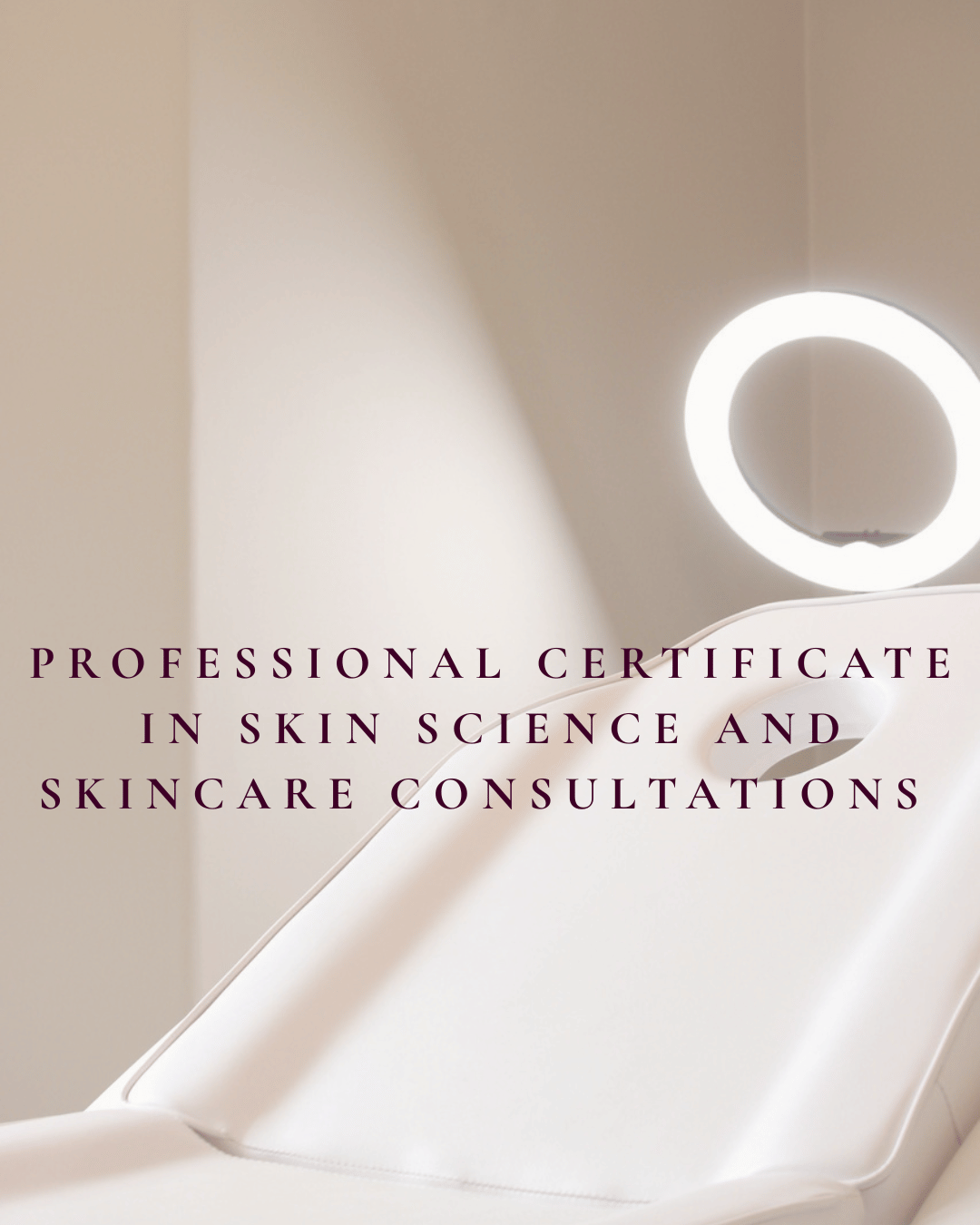 Professional Certificate In Skin Science & Skincare Consultation