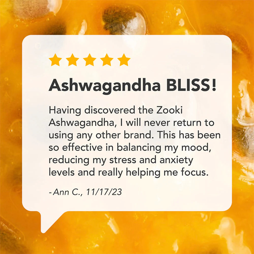 Zooki Ashwagandha Passion Fruit Liquid Sachets