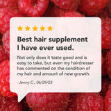 Zooki Hair Raspberry Ripple Liquid Sachets