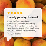 Zooki Hydration+ Energy and Focus Peach Electrolyte Sachets