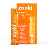 Zooki Hydration+ Energy and Focus Peach Electrolyte Sachets