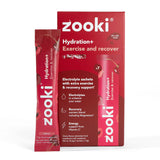 Zooki Hydration+ Exercise and Recover Cherry Electrolyte Sachets
