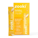 Zooki Hydration+ Liver Health Lemon and Ginger Electrolyte Sachets