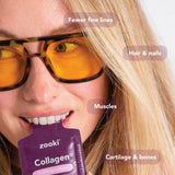 Zooki Super Strength Collagen Blackcurrant Liquid Sachets