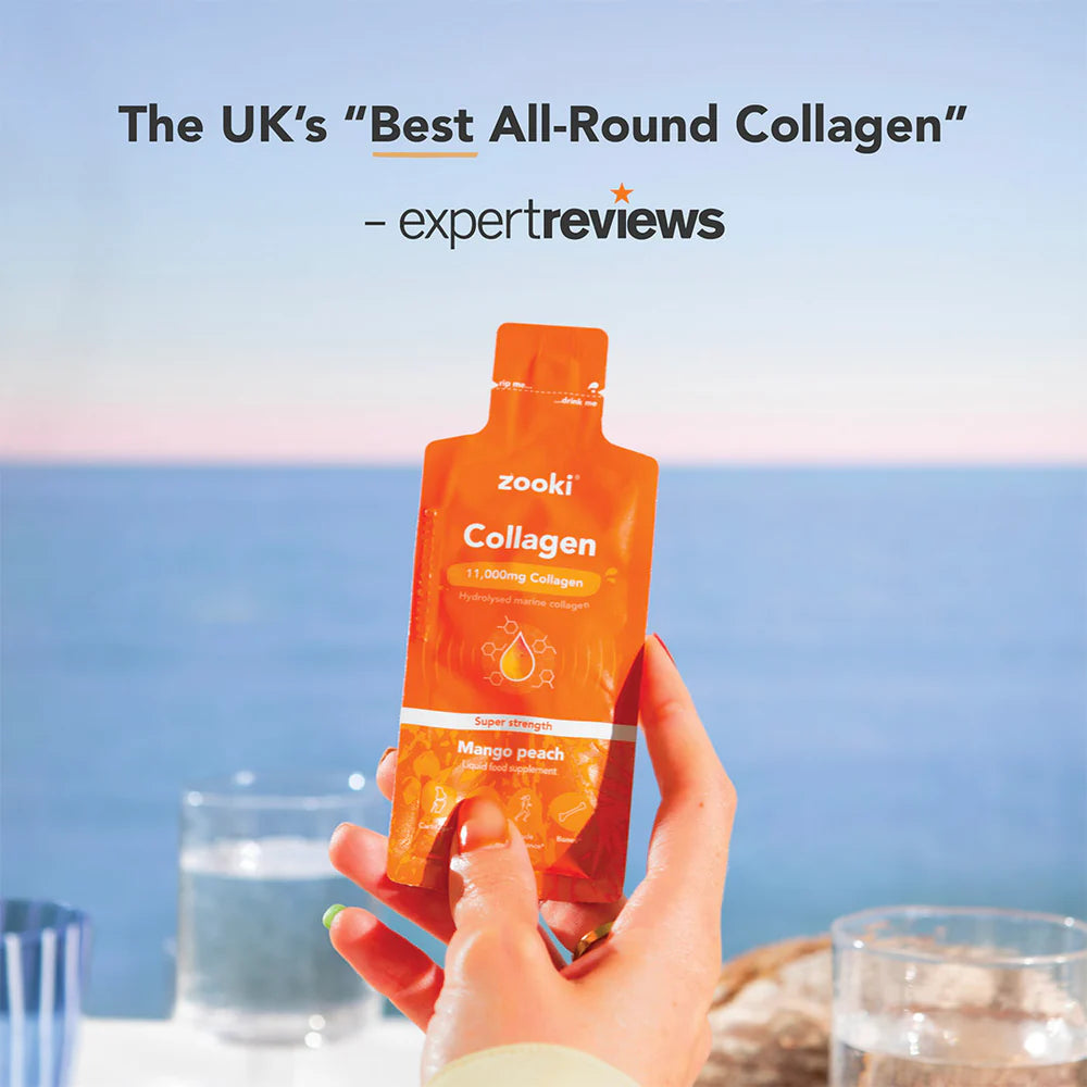Zooki Super Strength Collagen Mango Peach Liquid Sachets