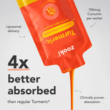 Zooki Turmeric Tangerine Liquid Sachets