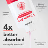 Zooki Vitamin B12 Strawberry Liquid Sachets