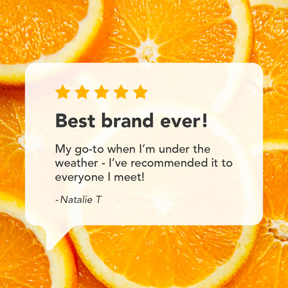 Zooki Vitamin C Citrus Orange Liquid Sachets
