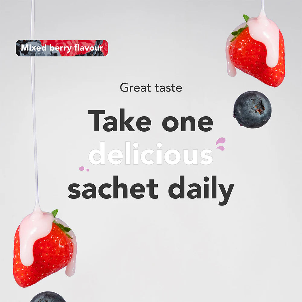 Zooki Vitamin D3+K2 Mixed Berry Liquid Sachets