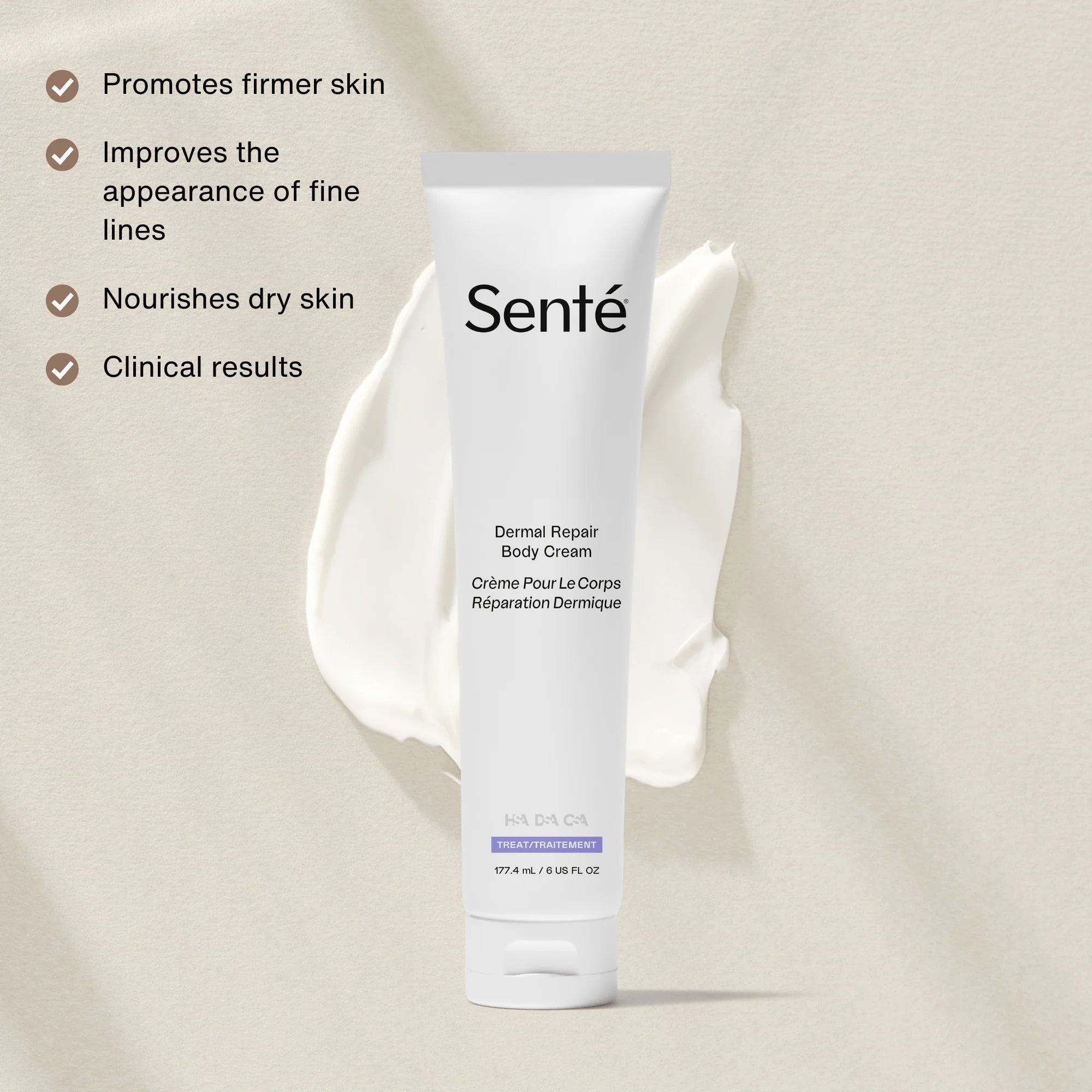 Senté Dermal Repair Body Cream 177.4ml
